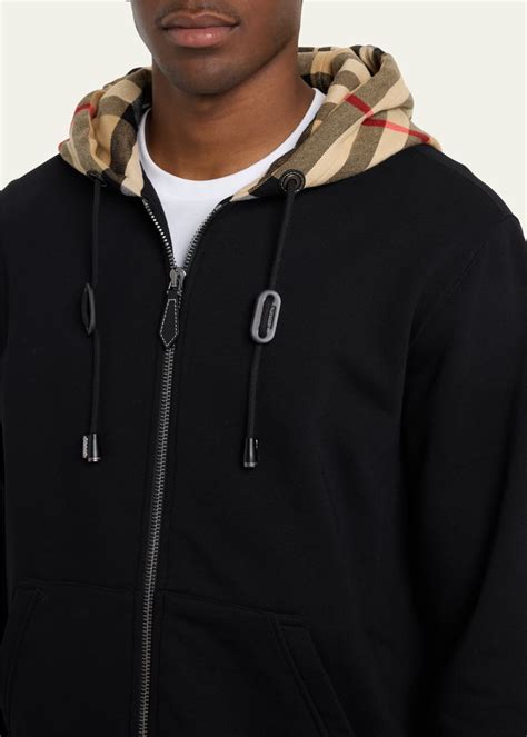 burberry samuel check hoodie|Burberry Men's Samuel Full.